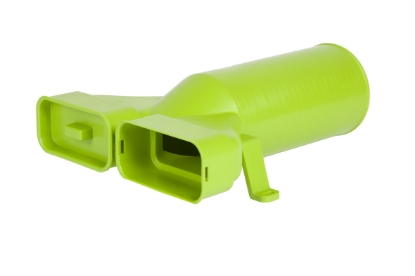 Toon details van Rechte aansluiting D125 (inclusief afdichtkap) 60 x 130 mm Afbeeldingen van Rechte aansluiting D125 (inclusief afdichtkap) 60 x 130 mm
