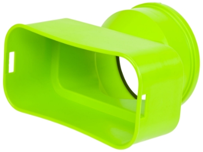 Toon details van Adapter luchtverdeelkast kunststof van D75/63 mm naar half rond 60 x 130 mm Afbeeldingen van Adapter luchtverdeelkast kunststof van D75/63 mm naar half rond 60 x 130 mm