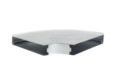 Toon details van Horizontale bocht 90 graden 305 x 57 mm Afbeeldingen van Horizontale bocht 90 graden 305 x 57 mm
