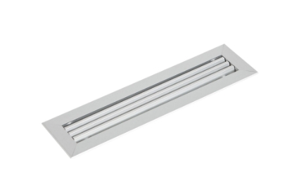 Toon details van Aluminium vloerrooster 300 x 55 mm, zonder volumeregelaar Afbeeldingen van Aluminium vloerrooster 300 x 55 mm, zonder volumeregelaar