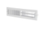 Toon details van Wandrooster met hendel 305 x 57 mm (wit, RAL 9003) Afbeeldingen van Wandrooster met hendel 305 x 57 mm (wit, RAL 9003)
