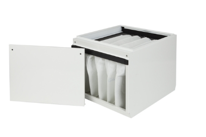 Toon details van Cassette voorzien van langestandtijdzakkenfilter B-16 HRD 3400 / B-25 HRD 3400 / B-40 HRD 3400 Afbeeldingen van Cassette voorzien van langestandtijdzakkenfilter B-16 HRD 3400 / B-25 HRD 3400 / B-40 HRD 3400