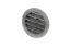 Toon details van Muurrooster aluminium D100 mm, (blank) Afbeeldingen van Muurrooster aluminium D100 mm, (blank)