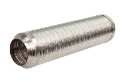 Toon details van Geluiddemper semi-star D160 L=1 m, wanddikte 25 mm Afbeeldingen van Geluiddemper semi-star D160 L=1 m, wanddikte 25 mm